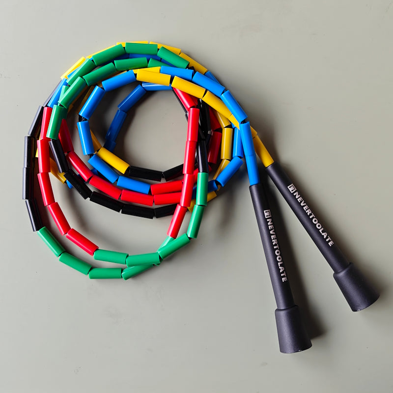 Corde à sauter à perles