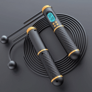 Corde à sauter connectée avec compteur