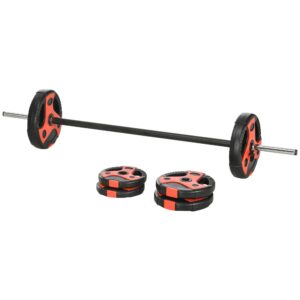 Ensemble barres et disques 20 kg