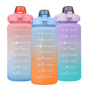 Gourde sport 2 L avec repères horaires