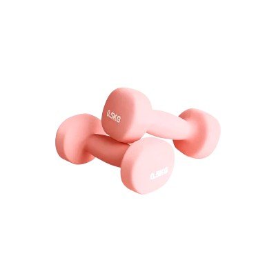 Haltères néoprène (la paire) – rose