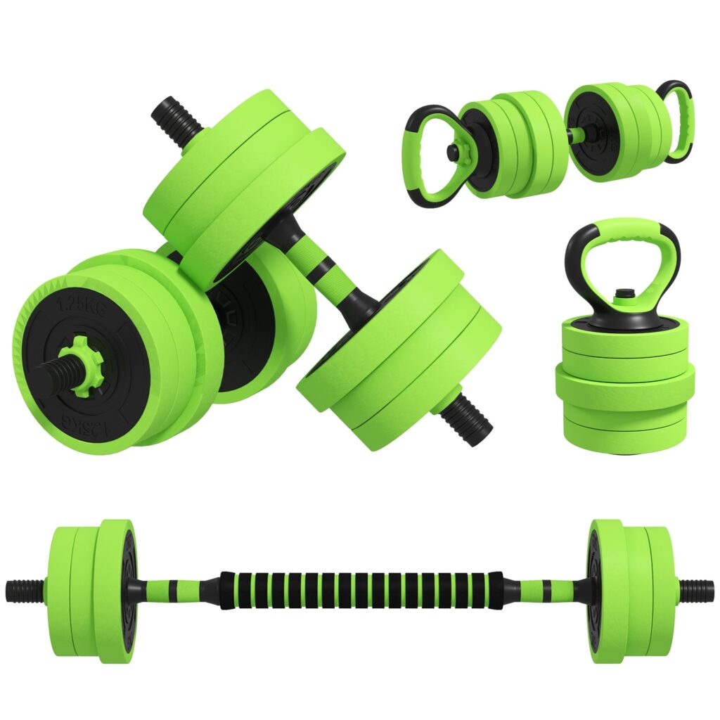 Kit haltères modulables 4 en 1 – 20 kg