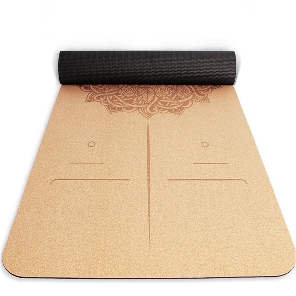 Tapis de yoga en liège naturel